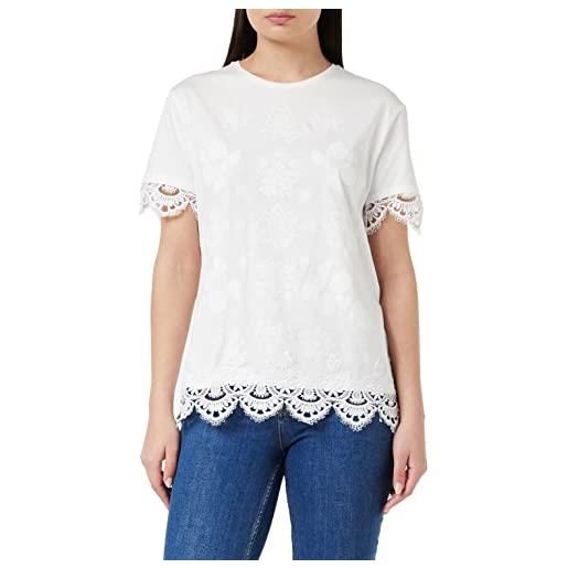Desigual ts_gante maglietta a maniche corte, bianco (blanco 1000), x-small donna
