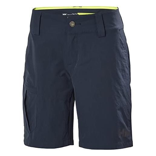 Helly Hansen donna pantaloncini hh cargo asciugatura rapida, 40, marina militare