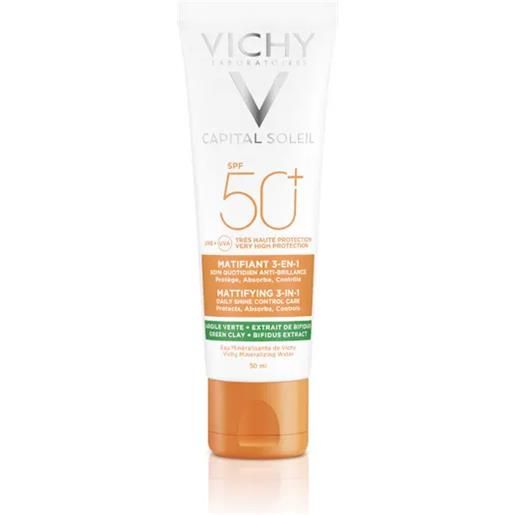 VICHY (L'Oreal Italia SpA) vichy capital soleil solare crema viso anti acne purificante 50+spf 50 ml - protezione solare vichy