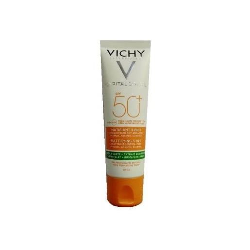 Vichy capital soleil opacizzante 3 in 1 protegge assorbe regola spf50+ 50ml