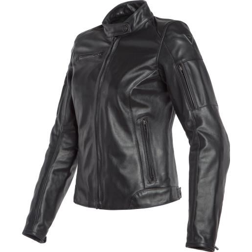 Dainese nikita 2 lady leather jacket-001-black