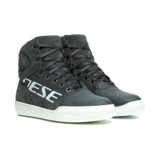 Dainese york lady d-wp shoes-10d-dark-carbon/white