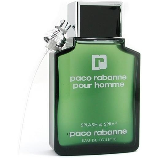 Paco rabanne pour homme eau de toilette splash & spray uomo 200 ml