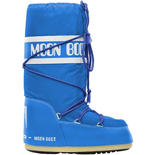 Moon boot icon blu elettrico in nylon originals® - electric blue