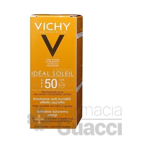 VICHY (L'Oreal Italia SpA) ideal soleil crema viso dry touch spf 50 protezione solare molto alta 50 ml