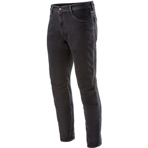 Alpinestars jeans uomo alu - 1201 black overdyed taglia 32