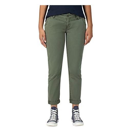 Timezone slim nalitz 7/8 pantaloni, verde (rainforest green 4060), w32 (taglia produttore: 32) donna