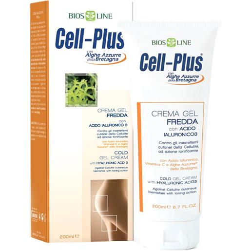 BIOS LINE SpA cell plus crema gel fredda 200ml - trattamento tonificante