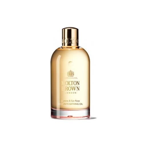 Molton Brown London jasmine & sun rose exquisite bathing oil 200ml