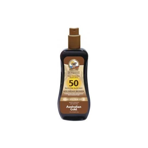 Australian Gold spray gel spf50 con bronzer 237ml