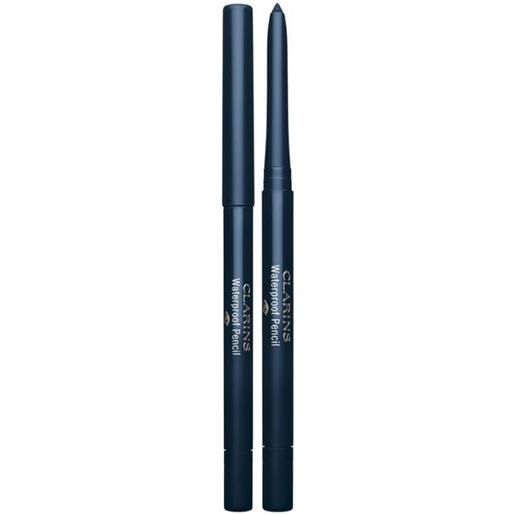 Clarins waterproof pencil eyeliner, 03-blue-orchid
