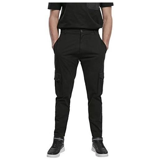 Urban Classics pantaloni cargo affusolati, nero, 34 uomo