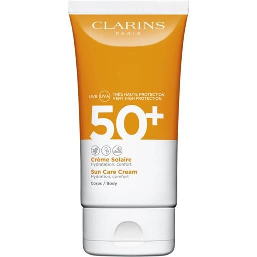 Clarins crema solare corpo spf 50+ crema solare, 150-ml