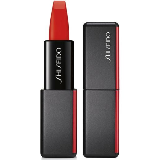 Shiseido modern. Matte powder lipstick 509 flame