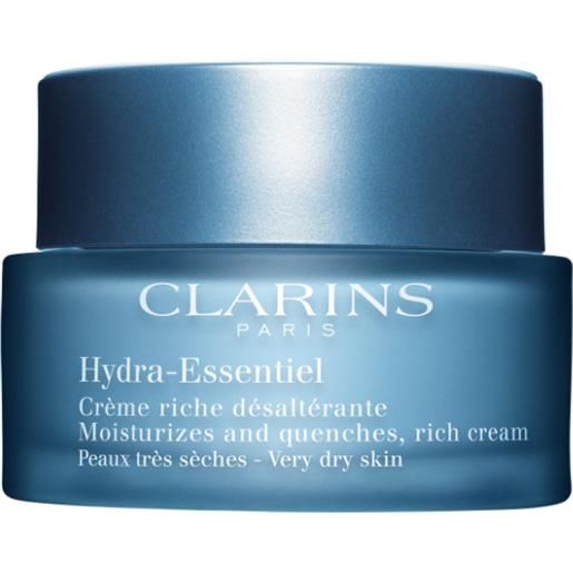 Clarins crema viso hydra-essentiel crème riche désaltérante, 50-ml