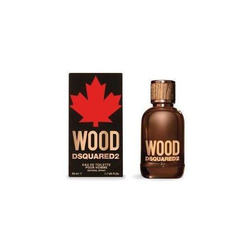 Dsquared wood Dsquared2 pour homme 50 ml, eau de toilette spray