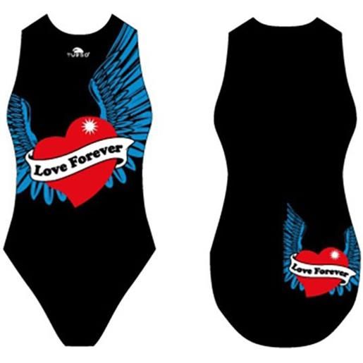 Turbo waterpolo love forever swimsuit nero 12-24 months ragazza