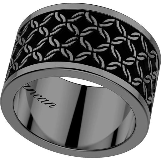 Zancan anello uomo gioielli Zancan total black exa101-n-24
