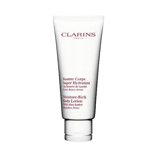 Clarins baume corps super-hydratant 200 ml - balsamo corpo per pelli secche