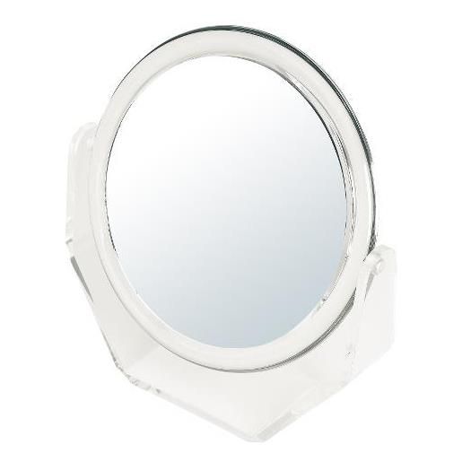 Sibel specchio da trucco double face ingrandente 5x 21cm