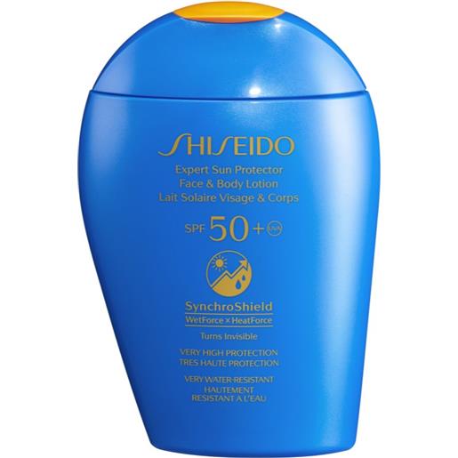 Shiseido sun care expert sun protector face & body lotion 150 ml