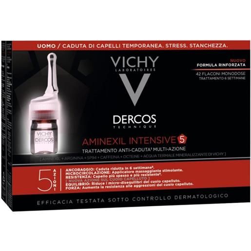 VICHY (L'OREAL ITALIA SPA) vichy dercos aminexil intensive 5 - trattamento anti-caduta capelli uomo - 42 fiale