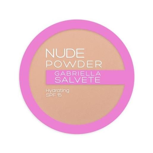 Gabriella Salvete nude powder spf15 cipria compatta 8 g tonalità 03 nude sand