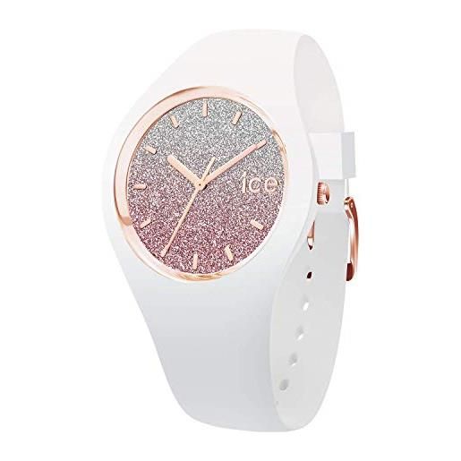 Ice-watch - ice lo white pink - orologio bianco da donna con cinturino in silicone - 013431 (medium)