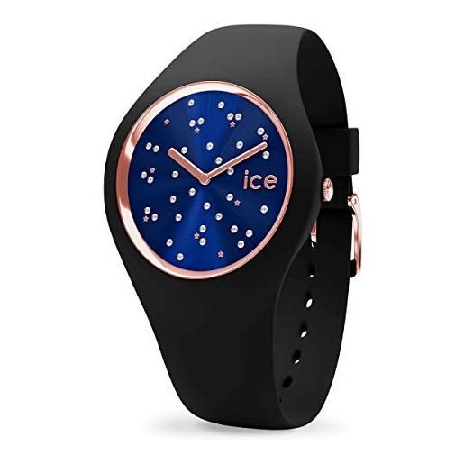 Ice-watch - ice cosmos star deep blue - orologio nero da donna con cinturino in silicone - 016294 (medium)