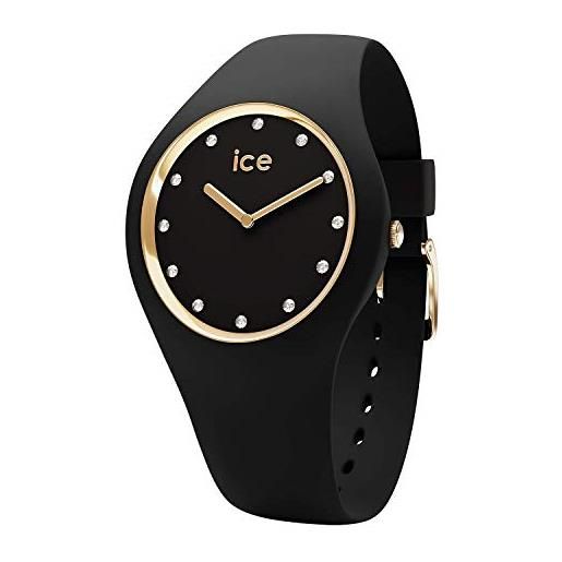 Ice-watch - ice cosmos black gold - orologio nero da donna con cinturino in silicone - 016295 (medium)