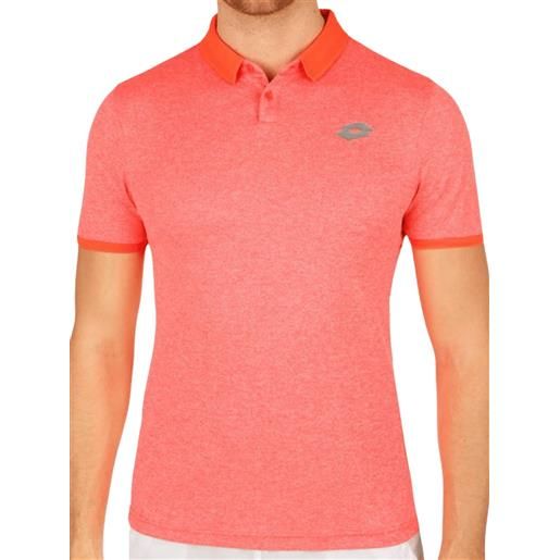 LOTTO dragon tech ii polo red ml/ora shk tennis uomo