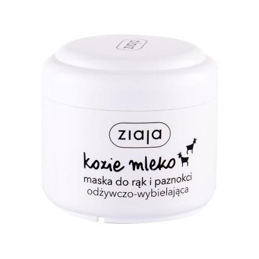 Ziaja goat´s milk hand mask maschera chiarente per le mani e unghie con latte di capra 75 ml per donna