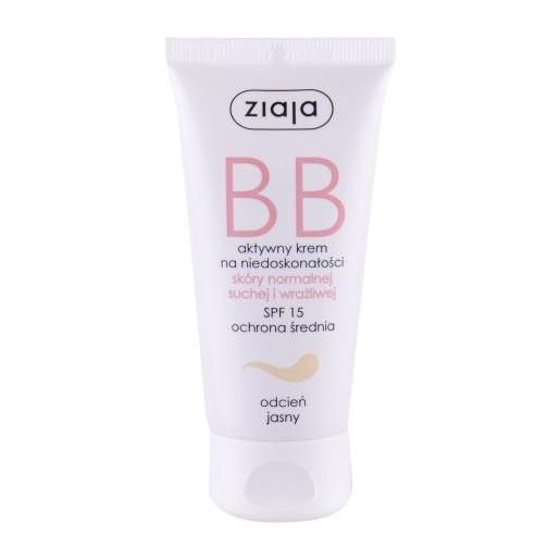 Ziaja bb cream normal and dry skin spf15 bb cream per pelli normali e secche 50 ml tonalità light