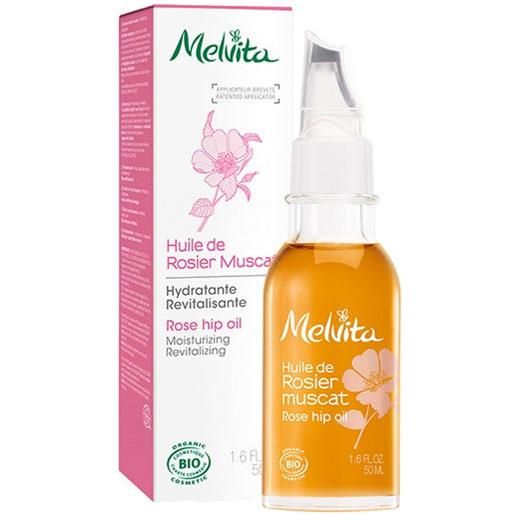 MELVITA huile de rosier muscat 50ml olio viso idratante, trattamento rigenerante