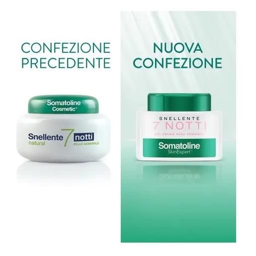 Somatoline SkinExpert Cosmetic somatoline cosmetic crema gel snellente natural 7 notti per pelle sensibile 400ml