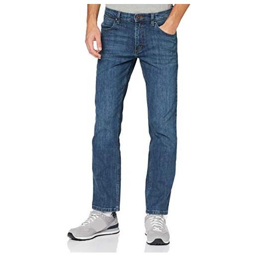 Wrangler (authentic straight, jeans uomo, blue), 32w 34l