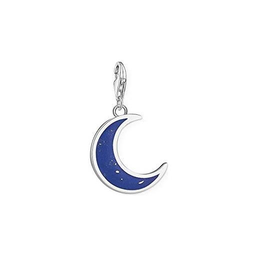 Thomas Sabo ciondolo charm da donna pietra blu argento sterling 925 1776-771-1