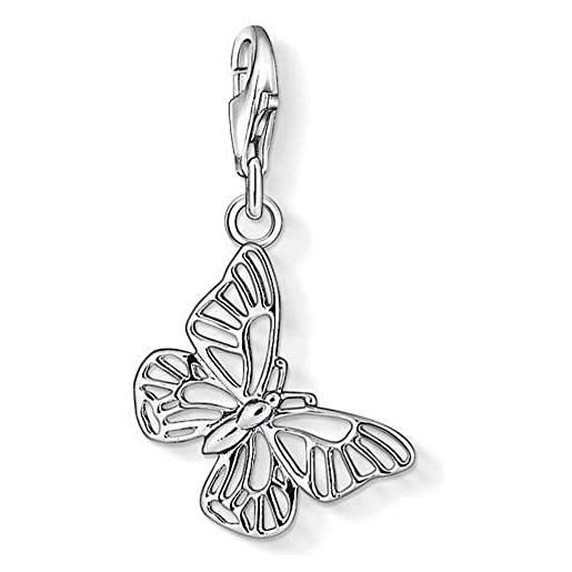 Thomas Sabo charm club farfalla pendente da donna in argento sterling 925 1038-001-12