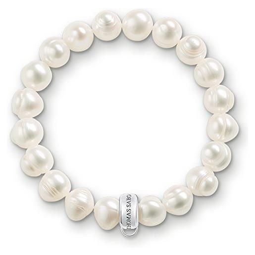 Thomas Sabo bracciale e perla da donna, argento 925