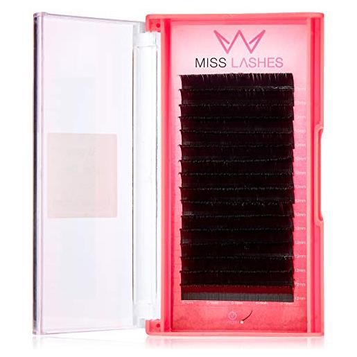 Miss Lashes flat lashes - 1: 1 - glossy - 0.15 - c - 12 mm, 32 g