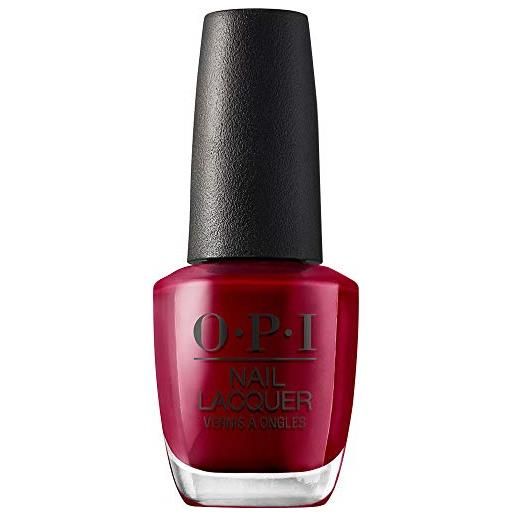 OPI nail lacquer | smalto per unghie, miami beet | rosso/bordeaux, 15ml