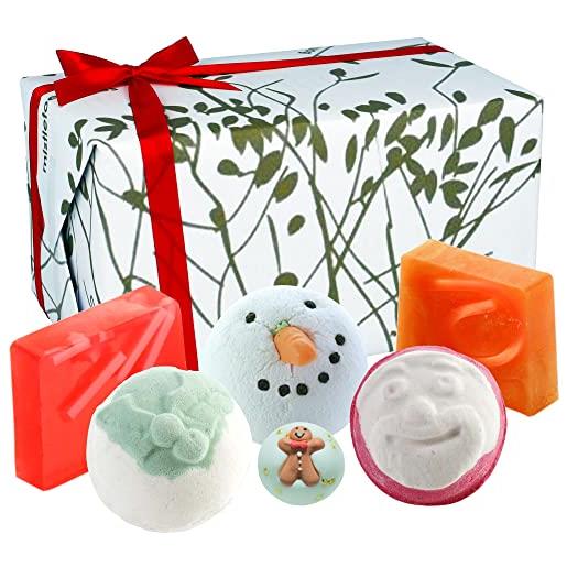 Bomb Cosmetics - mistletoe kiss, set natalizio da bagno, in confezione regalo