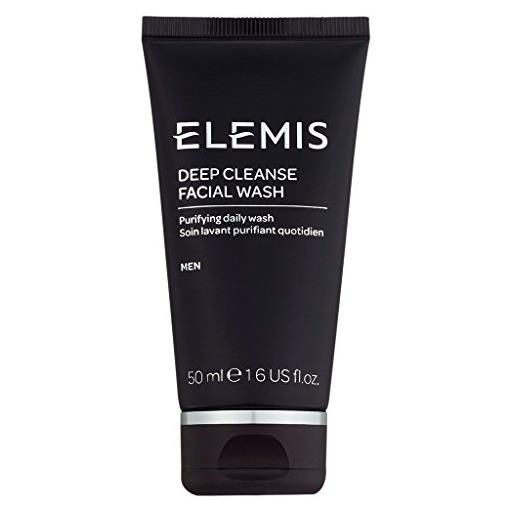 Elemis deep cleanse facial wash, detergente per viso, purificante giorno per uomini - 50 ml