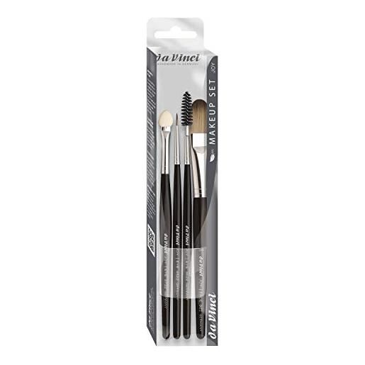 Da Vinci set di pennelli/trucco set/pennello per ombretto/set cosmetici/brush set/4 pezzi