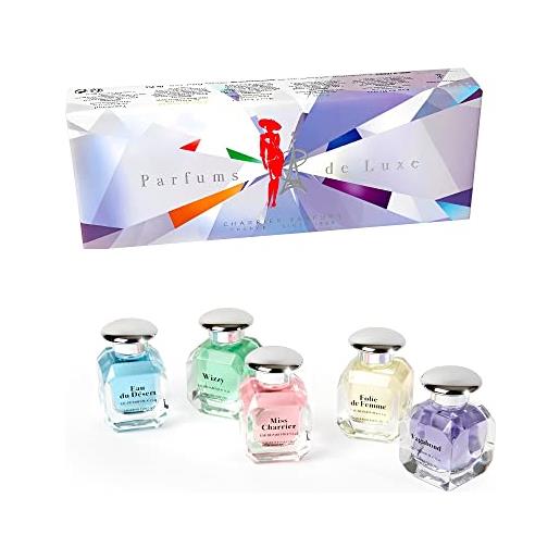 Charrier parfums - parfums de luxe cofanetto di 5 eau de parfum in miniatura 60 ml