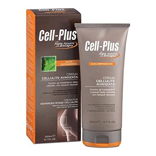 Bios Line cell plus crema cellulite avanzata, crema anticellulite ideale per contrastare la pelle "ad effetto materasso", crema snellente con attivatore di snellimento, 200 ml