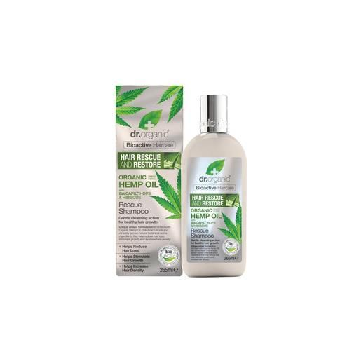 Optima Naturals dr organic hemp shampoo rinforzante caduta capelli con olio di semi di canapa