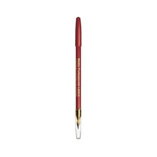 Collistar matita professionale labbra, n. 16 rubino, matita labbra waterproof e a lunga durata, sfumabile con pennellino, 1,2 ml
