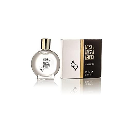 Alyssa ashley - musk parfumed oil, profumo, olio profumato al muschio bianco - 15 ml