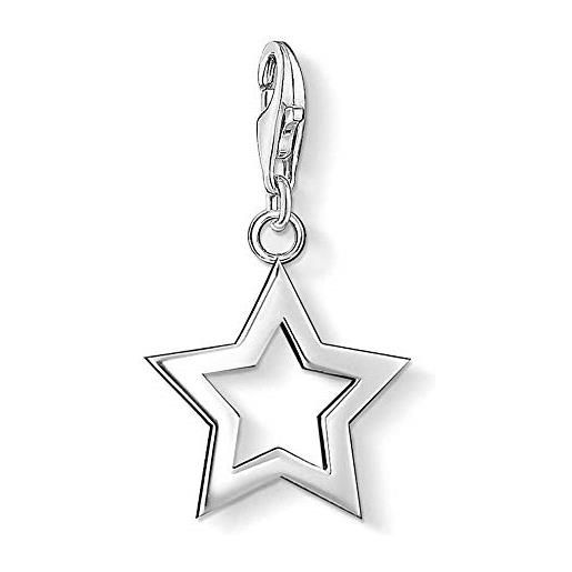 Thomas Sabo charm club stella pendente da donna in argento sterling 925 0857-001-12